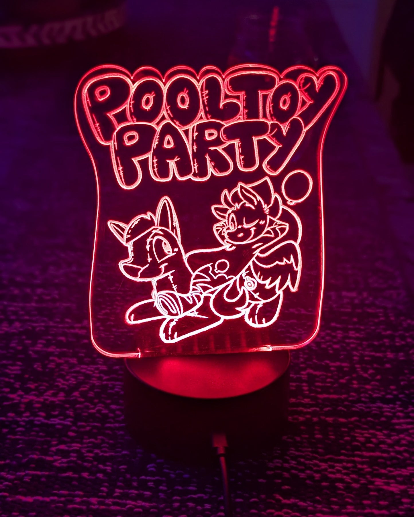 PTP Acrylic Night Light Standee