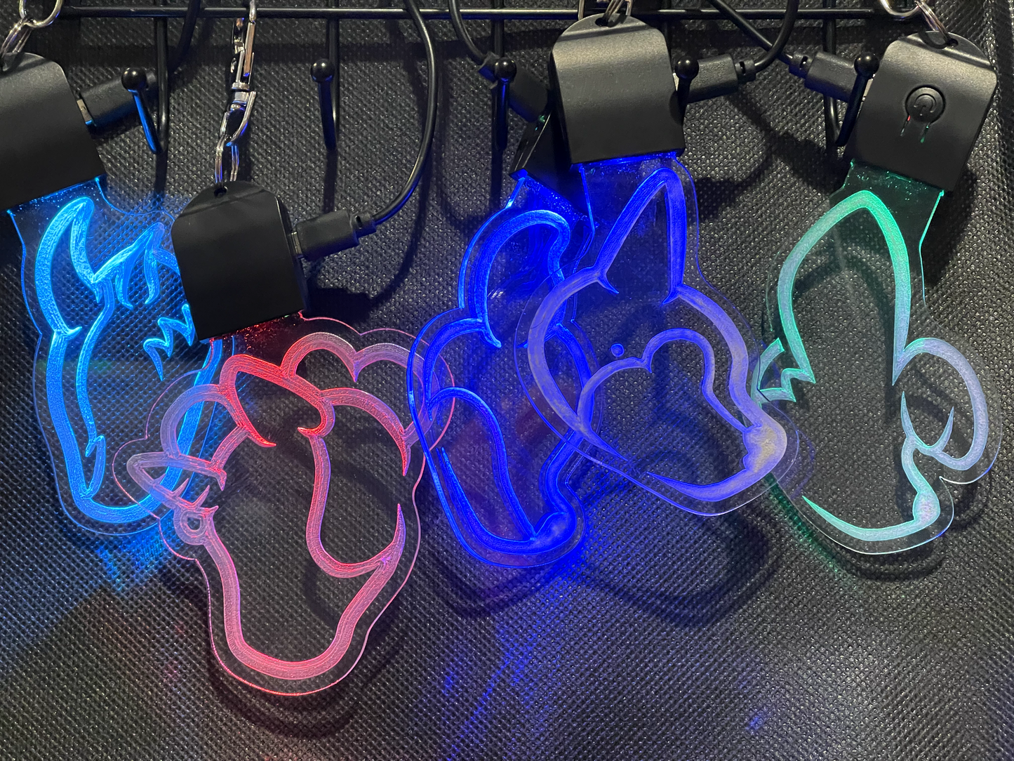 RGB LED Acrylic Tags